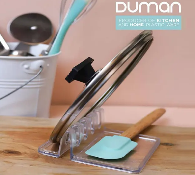  خرید استند کنار گاز دومان | نگهدارنده کفگیر و درب قابلمه 