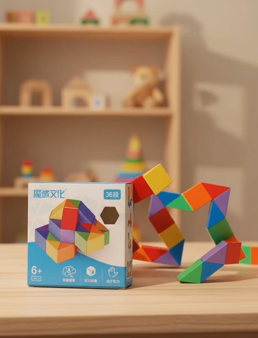 خرید روبیک ماری ۳۶ تکه | مار جادویی بلند برای ساخت هزاران شکل