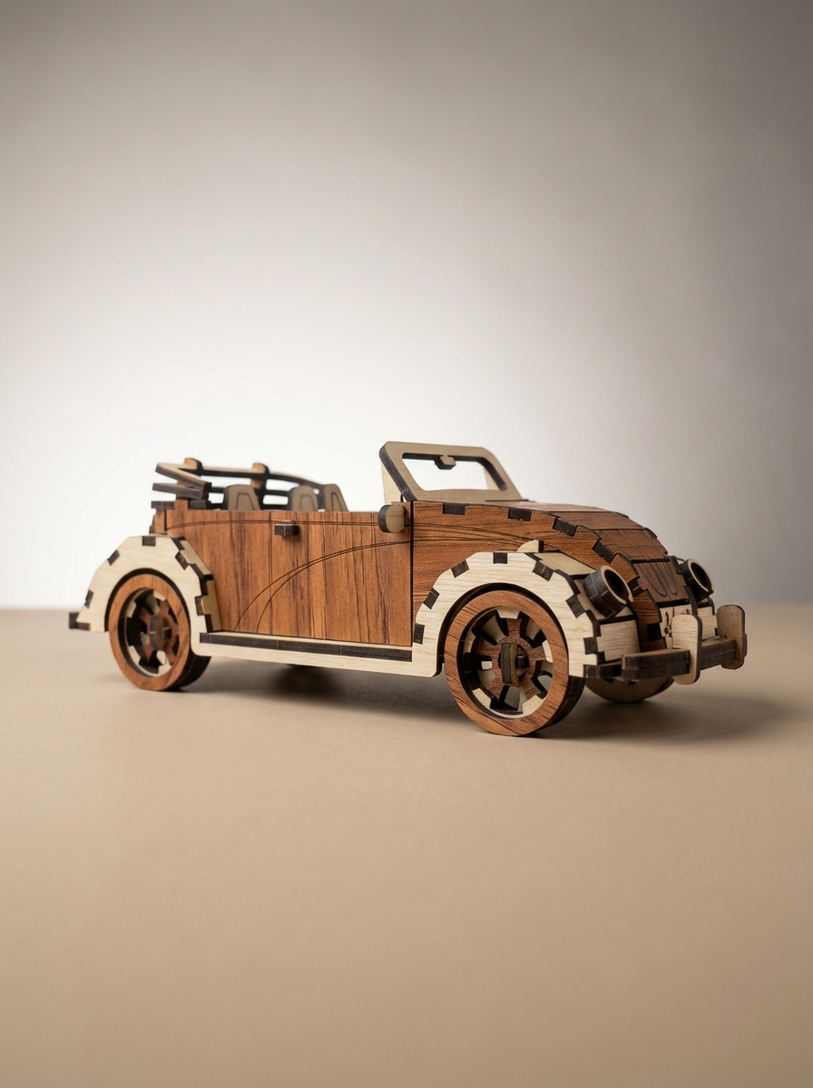  ماکت چوبی ماشین 