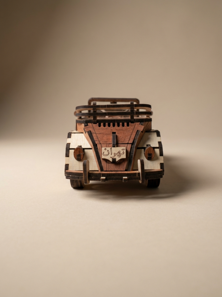 ماکت چوبی ماشین