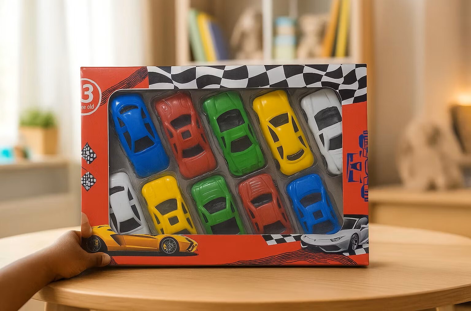 خرید ست ماشین اسباببازی ۱۰ تایی | مدل اسپرت و مسابقهای (Racing Car Set)