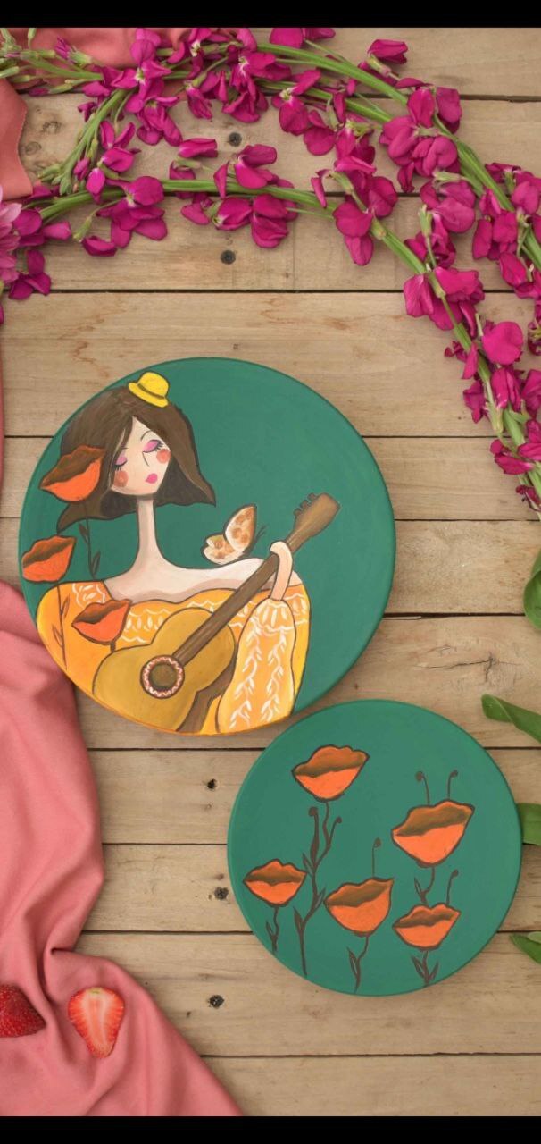 نقاشی روی سفال